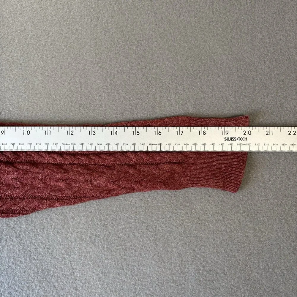 American Eagle Womens Cable Knit Sweater Cozy Cottagecore Preppy Casual Fall XL‎ - Picture 8 of 16